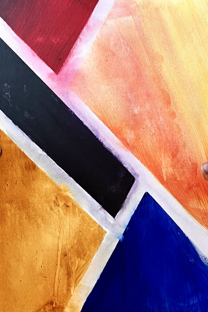 Color Blocks, painting by Camden